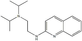 bis(propan-2-yl)[2-(quinolin-2-ylamino)ethyl]amine Struktur