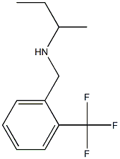 butan-2-yl({[2-(trifluoromethyl)phenyl]methyl})amine Struktur