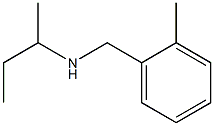 butan-2-yl[(2-methylphenyl)methyl]amine Struktur