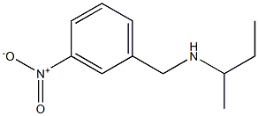 butan-2-yl[(3-nitrophenyl)methyl]amine Struktur