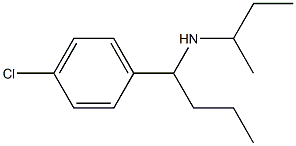 butan-2-yl[1-(4-chlorophenyl)butyl]amine Struktur