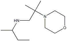 butan-2-yl[2-methyl-2-(morpholin-4-yl)propyl]amine Struktur