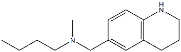 butyl(methyl)(1,2,3,4-tetrahydroquinolin-6-ylmethyl)amine Struktur