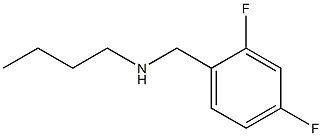 butyl[(2,4-difluorophenyl)methyl]amine Struktur