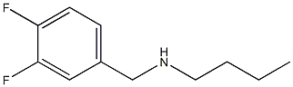 butyl[(3,4-difluorophenyl)methyl]amine Struktur