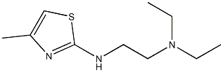 diethyl({2-[(4-methyl-1,3-thiazol-2-yl)amino]ethyl})amine Struktur