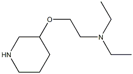 diethyl[2-(piperidin-3-yloxy)ethyl]amine Struktur