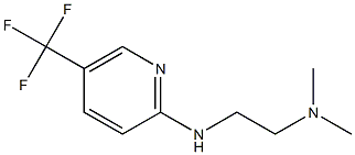 dimethyl(2-{[5-(trifluoromethyl)pyridin-2-yl]amino}ethyl)amine Struktur