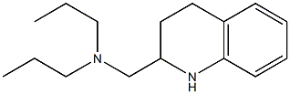 dipropyl(1,2,3,4-tetrahydroquinolin-2-ylmethyl)amine Struktur