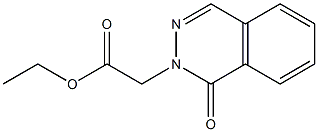 ethyl 2-(1-oxo-1,2-dihydrophthalazin-2-yl)acetate Struktur