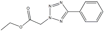 ethyl 2-(5-phenyl-2H-1,2,3,4-tetrazol-2-yl)acetate Struktur