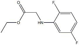 ethyl 2-[(2,5-difluorophenyl)amino]acetate Struktur