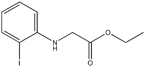 ethyl 2-[(2-iodophenyl)amino]acetate Struktur