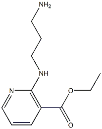 ethyl 2-[(3-aminopropyl)amino]nicotinate Struktur