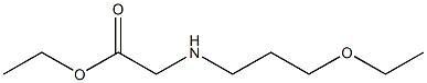 ethyl 2-[(3-ethoxypropyl)amino]acetate Struktur