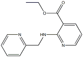 ethyl 2-[(pyridin-2-ylmethyl)amino]pyridine-3-carboxylate Struktur