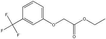 ethyl 2-[3-(trifluoromethyl)phenoxy]acetate Struktur