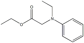 ethyl 2-[ethyl(phenyl)amino]acetate Struktur