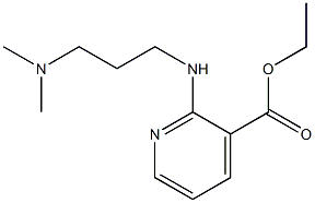 ethyl 2-{[3-(dimethylamino)propyl]amino}pyridine-3-carboxylate Struktur