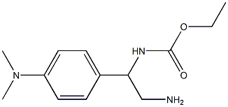 ethyl 2-amino-1-[4-(dimethylamino)phenyl]ethylcarbamate Struktur