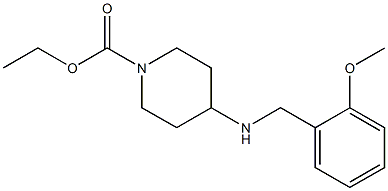 ethyl 4-{[(2-methoxyphenyl)methyl]amino}piperidine-1-carboxylate Struktur