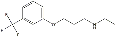 ethyl({3-[3-(trifluoromethyl)phenoxy]propyl})amine Struktur