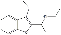 ethyl[1-(3-ethyl-1-benzofuran-2-yl)ethyl]amine Struktur