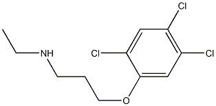 ethyl[3-(2,4,5-trichlorophenoxy)propyl]amine Struktur