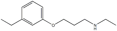 ethyl[3-(3-ethylphenoxy)propyl]amine Struktur