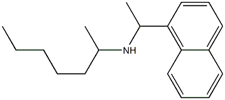 heptan-2-yl[1-(naphthalen-1-yl)ethyl]amine Struktur