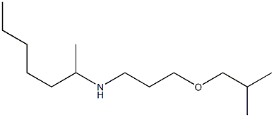 heptan-2-yl[3-(2-methylpropoxy)propyl]amine Struktur