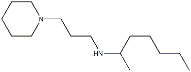 heptan-2-yl[3-(piperidin-1-yl)propyl]amine Struktur