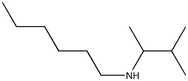 hexyl(3-methylbutan-2-yl)amine Struktur