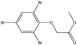 methyl 2-(2,4,6-tribromophenoxy)acetate Struktur