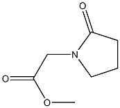 methyl 2-(2-oxopyrrolidin-1-yl)acetate Struktur