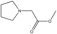 methyl 2-(pyrrolidin-1-yl)acetate Struktur