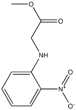 methyl 2-[(2-nitrophenyl)amino]acetate Struktur