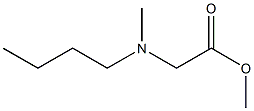 methyl 2-[butyl(methyl)amino]acetate Struktur