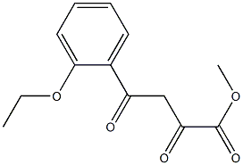 methyl 4-(2-ethoxyphenyl)-2,4-dioxobutanoate Struktur