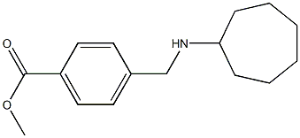 methyl 4-[(cycloheptylamino)methyl]benzoate Struktur