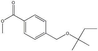 methyl 4-{[(2-methylbutan-2-yl)oxy]methyl}benzoate Struktur