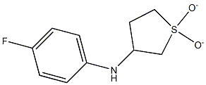 N-(1,1-dioxidotetrahydrothien-3-yl)-N-(4-fluorophenyl)amine Struktur