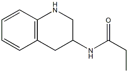 N-(1,2,3,4-tetrahydroquinolin-3-yl)propanamide Struktur