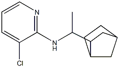 N-(1-{bicyclo[2.2.1]heptan-2-yl}ethyl)-3-chloropyridin-2-amine Struktur