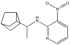 N-(1-{bicyclo[2.2.1]heptan-2-yl}ethyl)-3-nitropyridin-2-amine Struktur