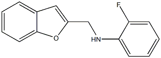 N-(1-benzofuran-2-ylmethyl)-2-fluoroaniline Struktur