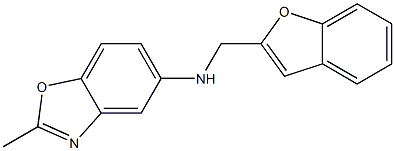 N-(1-benzofuran-2-ylmethyl)-2-methyl-1,3-benzoxazol-5-amine Struktur