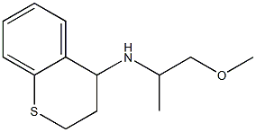 N-(1-methoxypropan-2-yl)-3,4-dihydro-2H-1-benzothiopyran-4-amine Struktur