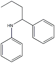 N-(1-phenylbutyl)aniline Struktur