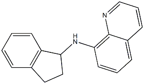 N-(2,3-dihydro-1H-inden-1-yl)quinolin-8-amine Struktur